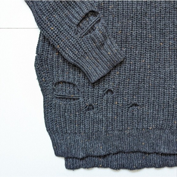 Wildfox Oversized Distressed Wool Sweater - Picture 12 of 14